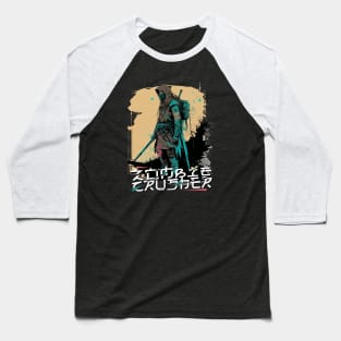 Zombie Crusher Baseball T-Shirt